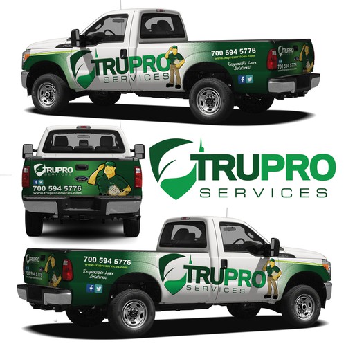 Create a Clean/Crisp Truck Wrap