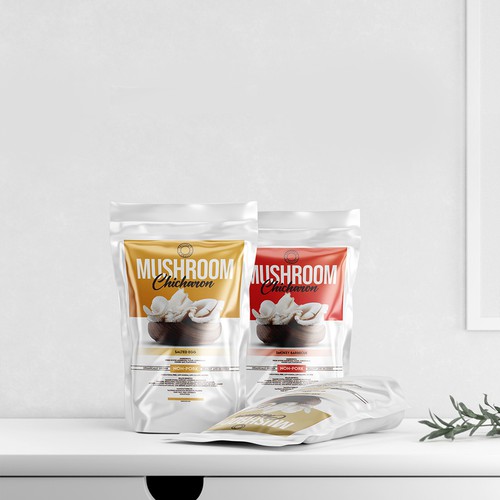 Mushroom Chicharon - Food Packaging Design