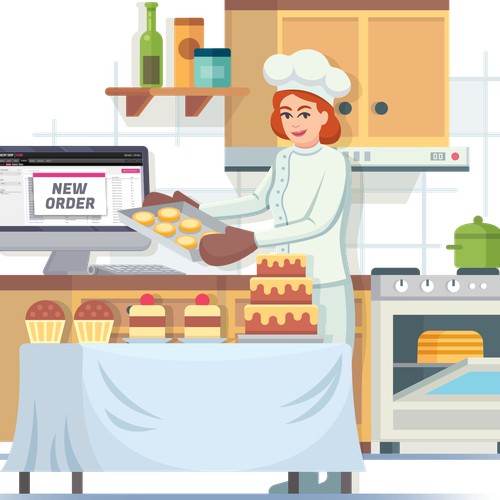 Bakery Shop Illustration