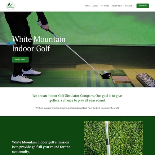 White Mountain Golf Simulator Design