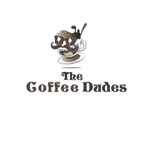 Fun logo for coffee retail