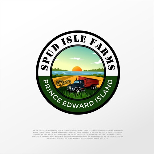 Logo for  farming family & grow produce