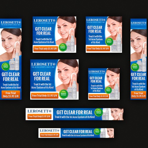 Ad Banner for Only Acne System of its Kind.