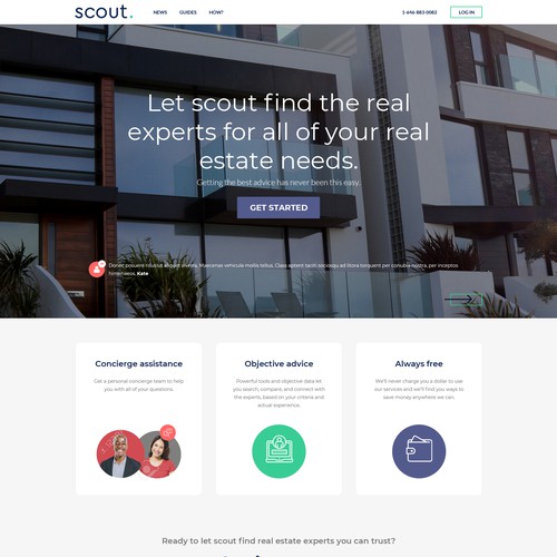 Web page design