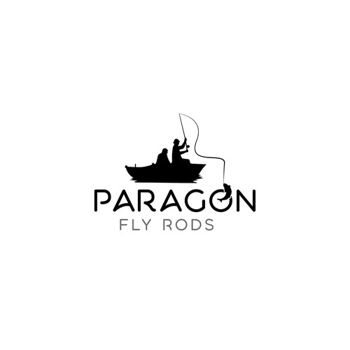 Logo design for paragon fly rods