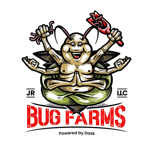 Fat Happy Cricket/Bug Farm Logo