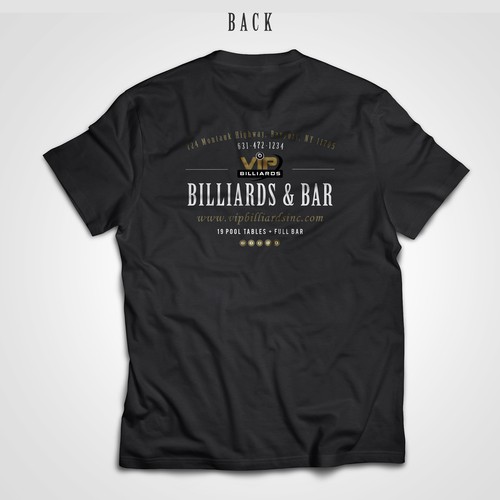 Billiards & Bar T shirt Design