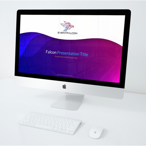 Powerpoint Template for EventFalcon Ltd