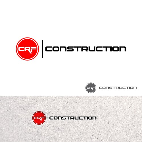 Bold Logo Concept for CRF CONSTRUCTION