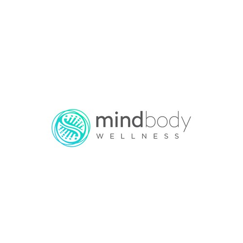 Abstract logo for Mind Body Wellness