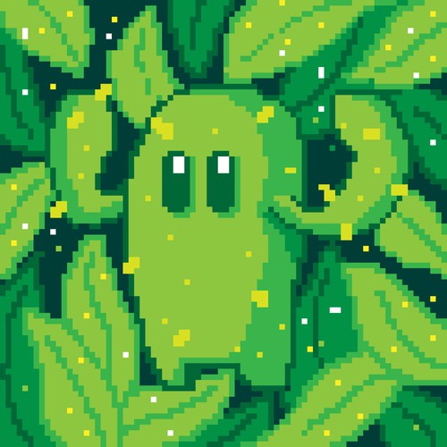 Cactus Design using Pixel Art style