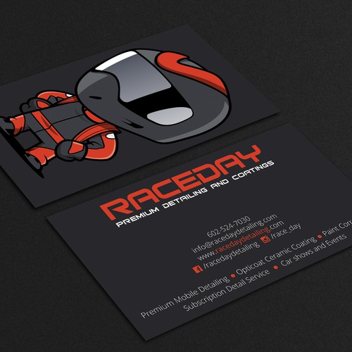 Awesome business card for detailing company