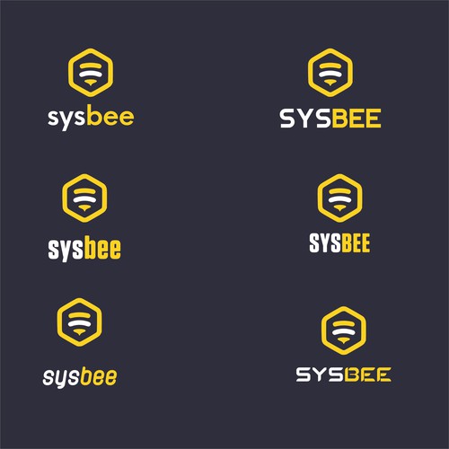 sysbee logo concepts