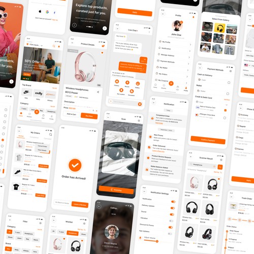  E-commerce Mobile App UI Design