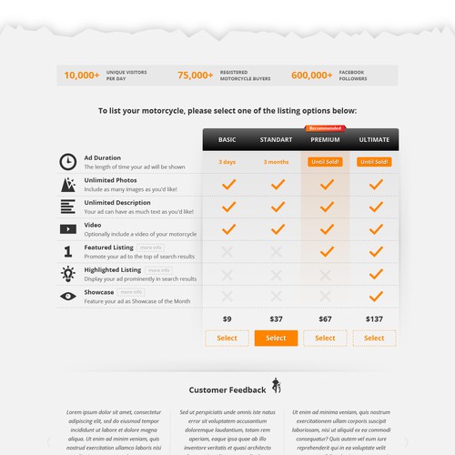 Website design