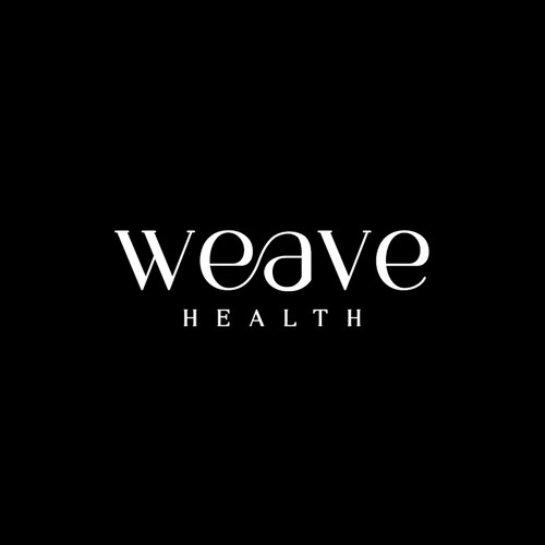 Weave health - minimal text wordmark