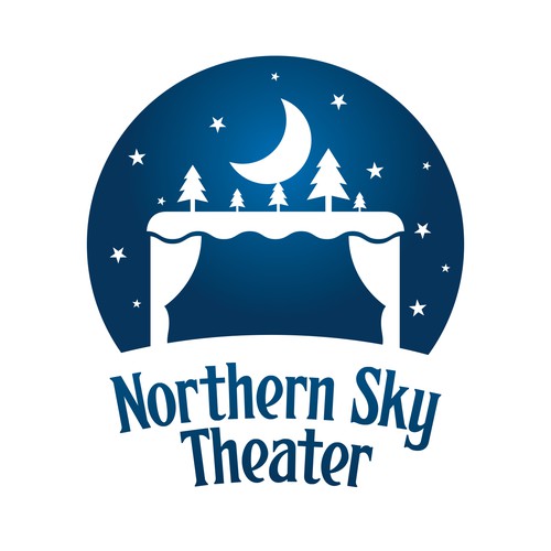 Create a memorable logo for our award-winning outdoor musical theater company – Northern Sky Theater