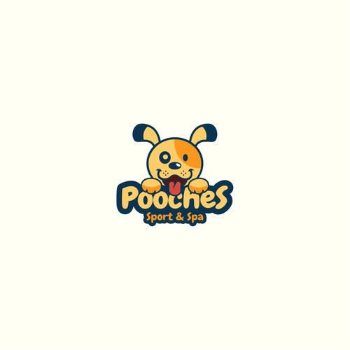 Pooches playful pet logo