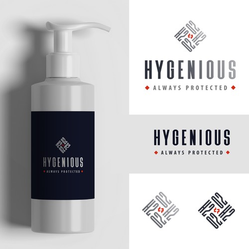 Original disinfectant logo design
