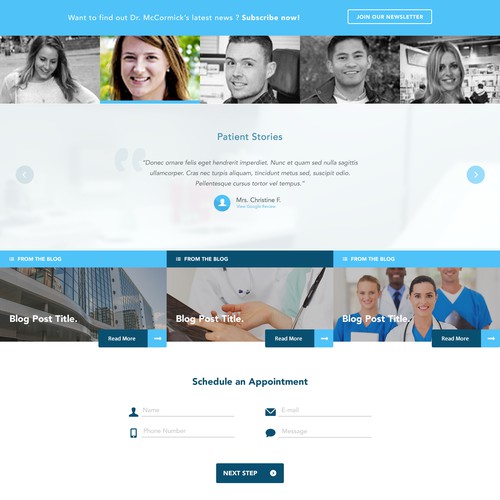 Orthopedic Surgeon for Sports Medicine & Clinic Care - Webdesign