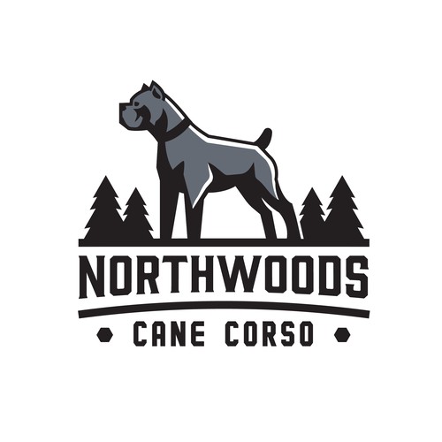 Logo concept for NorthWoods Cane Corso