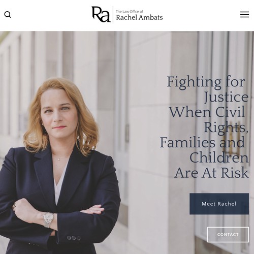 Powerful Website Design For A Civil Rights Lawyer