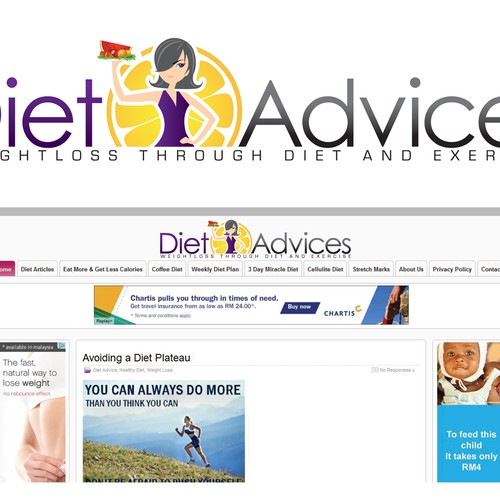 DietAdvices.Com needs your great talent for their new logo