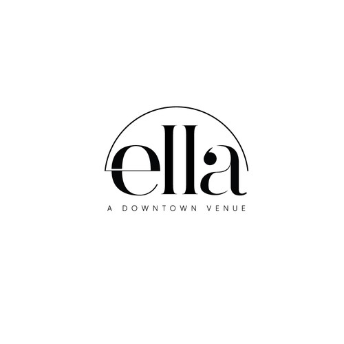 Design a logo for a sleek downtown venue Ella