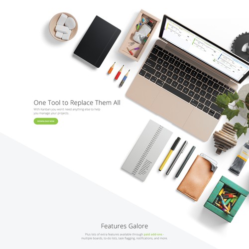 Landing page for WordPress plugin