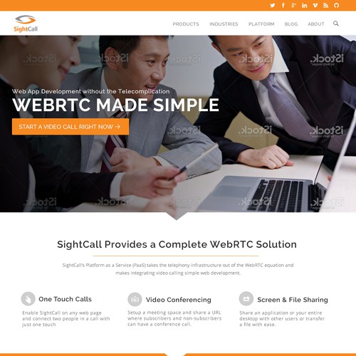 Wordpress Theme Design For A Company Pioneering The Future Of Communication