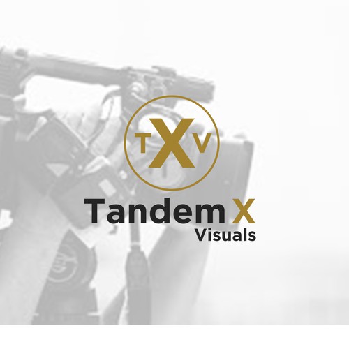 Bold Logo Concept for Tandem X Visuals