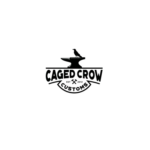 Logo for Caged Crow Customs