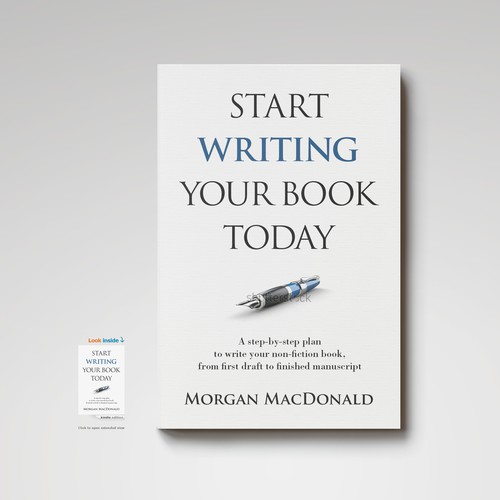 A modern, easy-to-read ebook cover for a book on writing