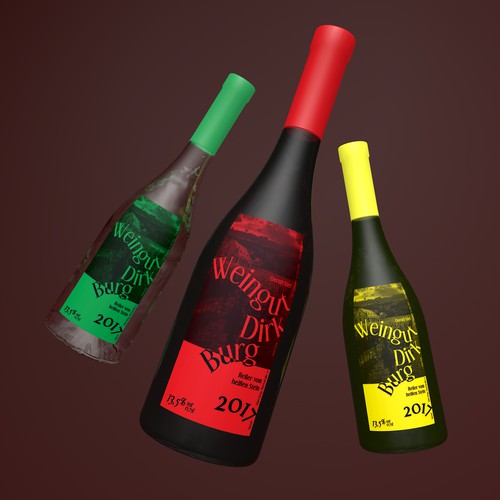 Weingut Dirk Burg Wine Label