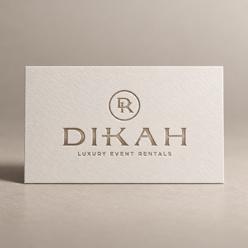 DIKAH — Luxury Event Rentals Logo & Monogram