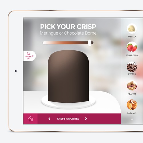 Innovative Dessert App Design