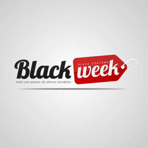 Black Week Logo for Plaza Guayama