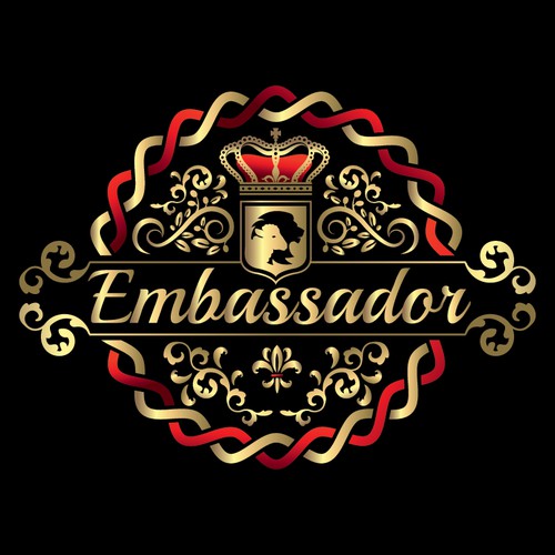 Luxury logo, depicting lion and lamb