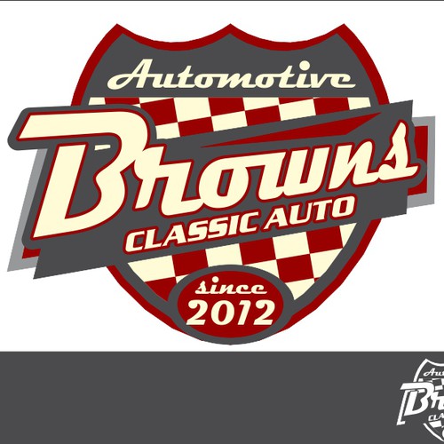 New logo and business card wanted for Brown's Classic Autos