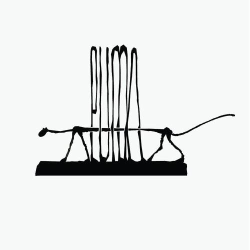 Puma logo in Alberto Giacometti style.