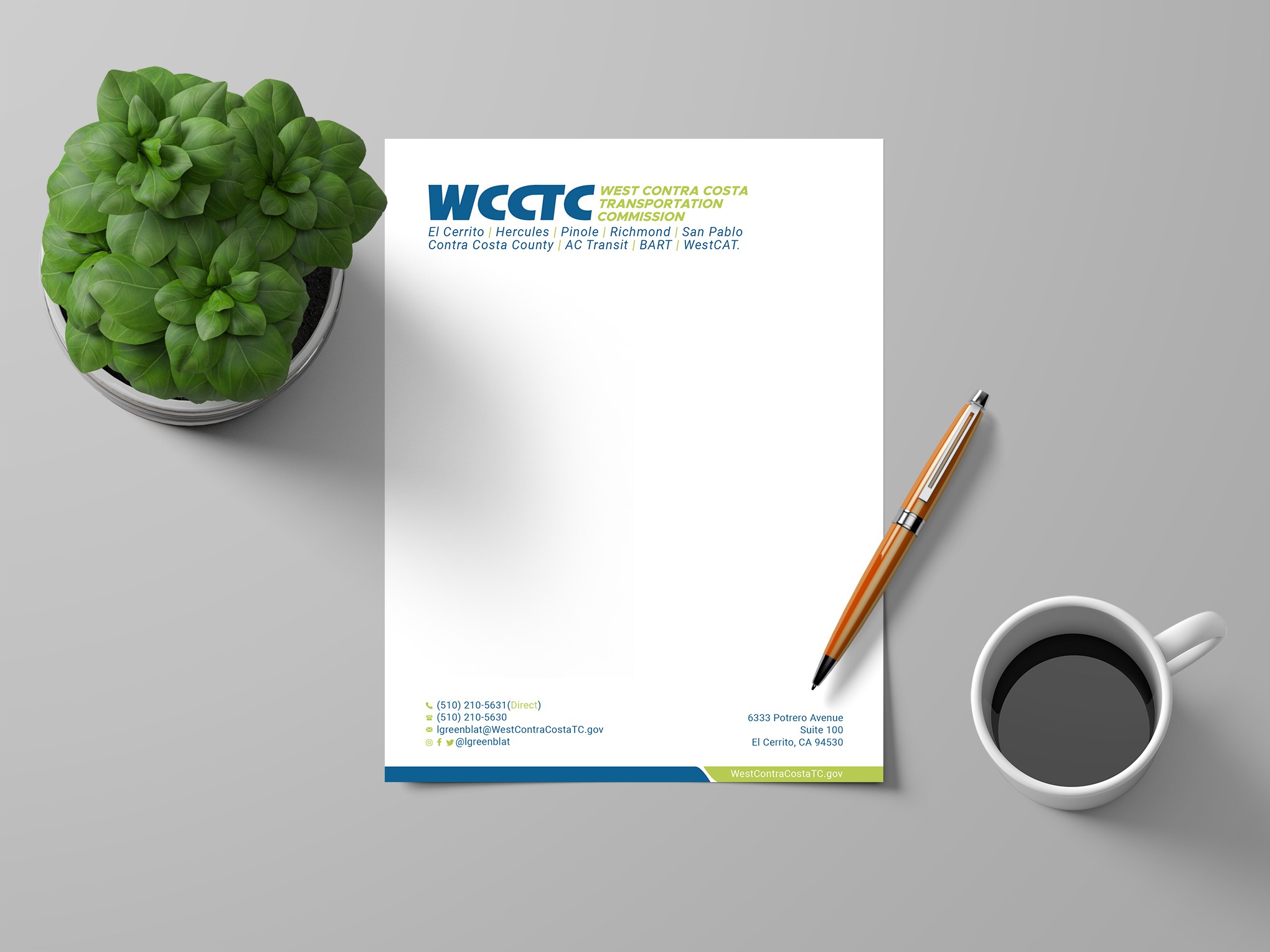 WCCTC New Business Cards