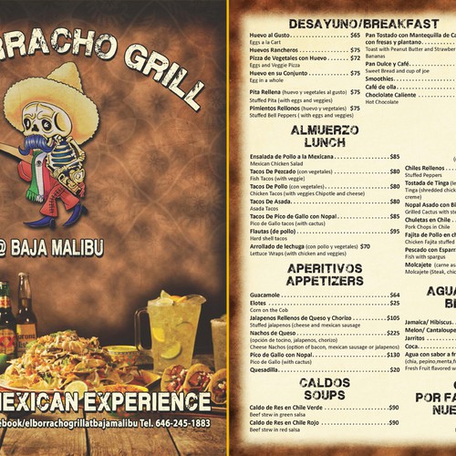 menu design