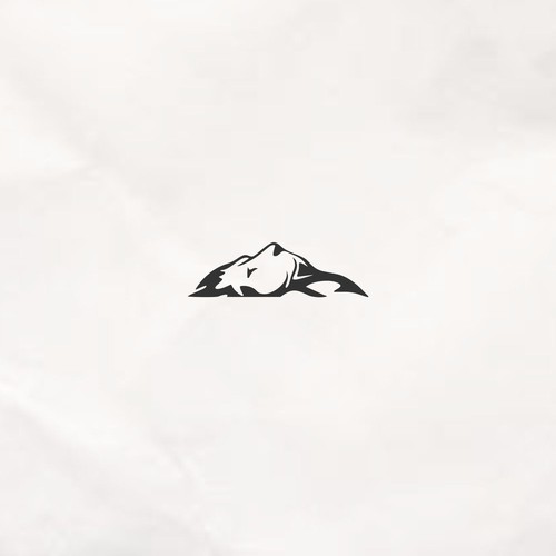 mountain + lion design concept