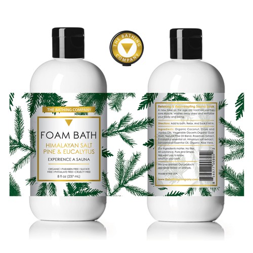 Foam Bath Label