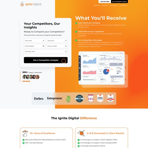 Digital Marketing Landing Page