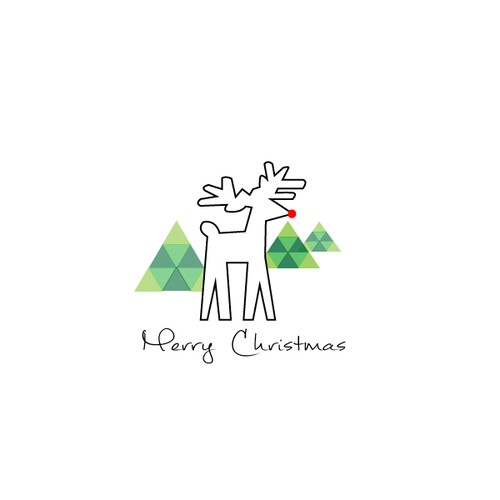 Christmas Card design for a small business