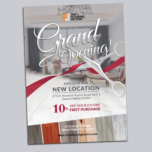 Grand Opening flyer