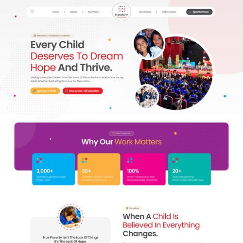 children support non-profit organization