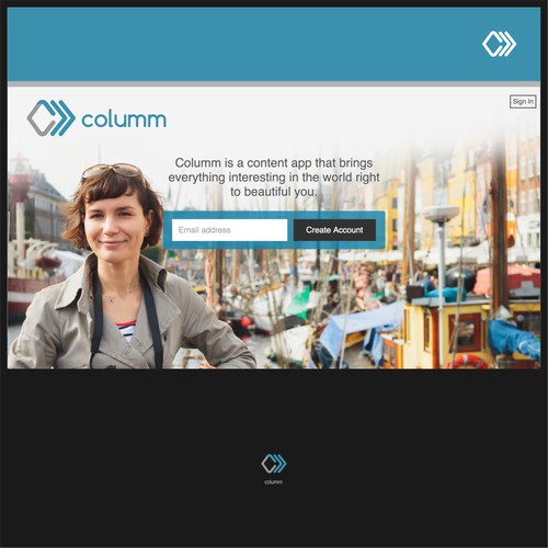 Columm Logo Design