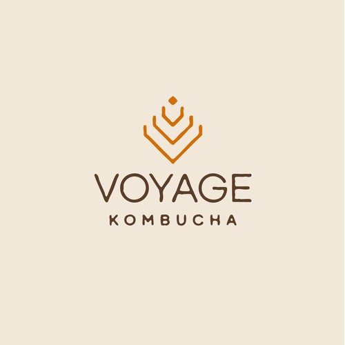 Logo Design for Romania's Coolest New Fermented Adventure Voyage Kombucha